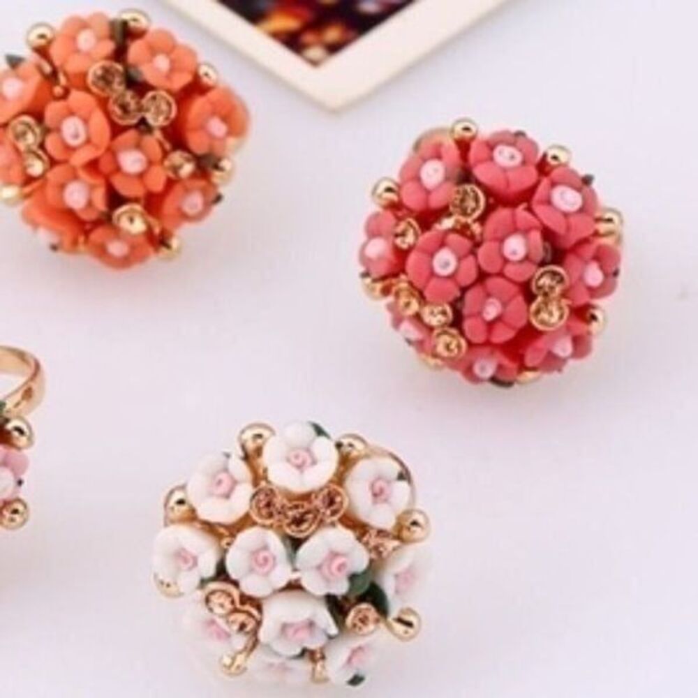 BOGO Flower blossom rings Adjustable